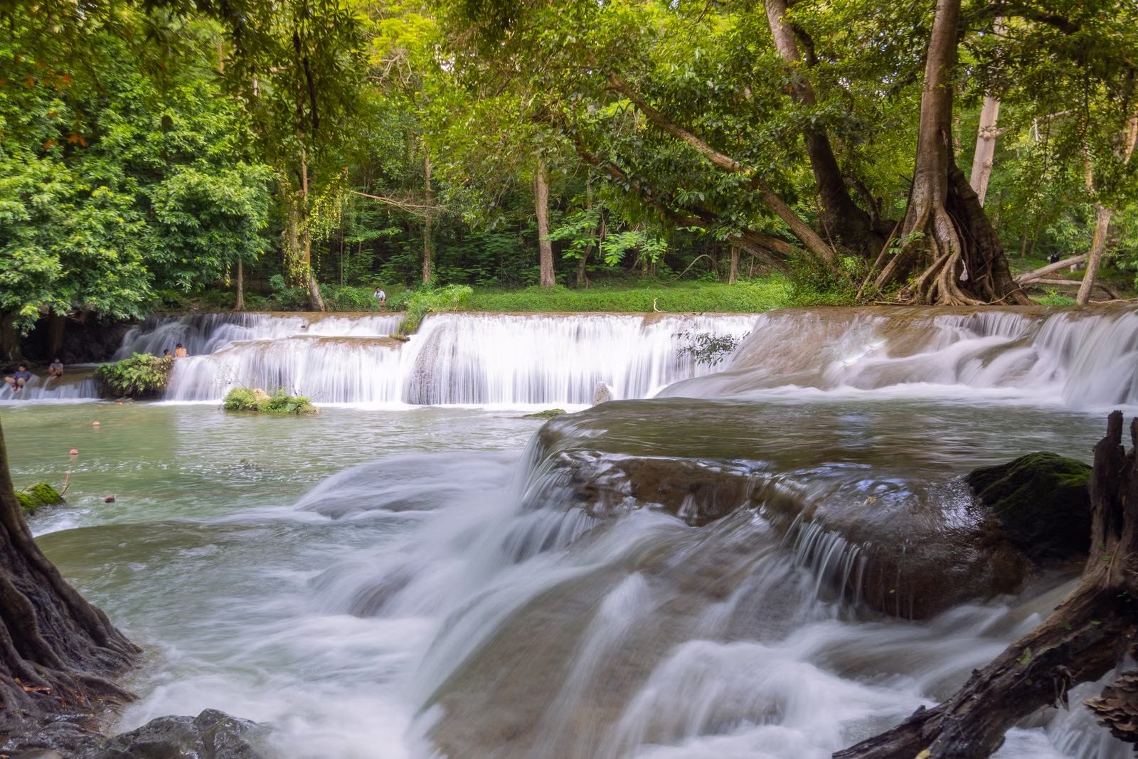 Na Muang waterfall in the Koh Samui jungle