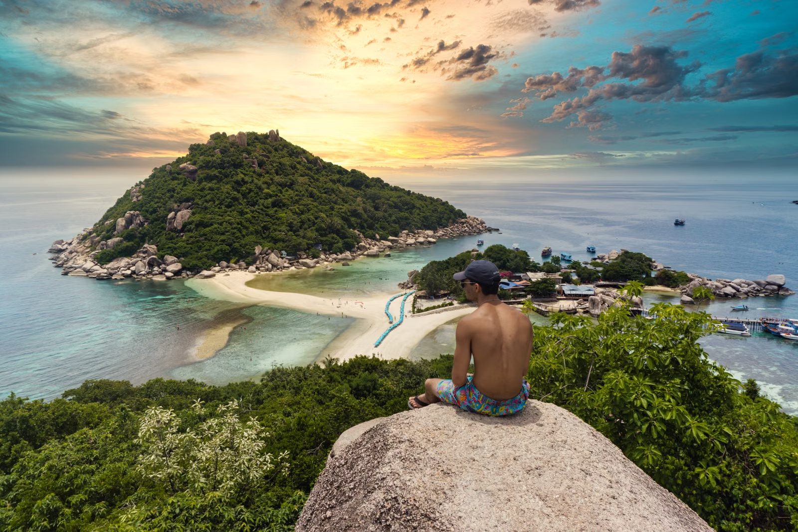 Sunset from a Koh Tao viewpoint