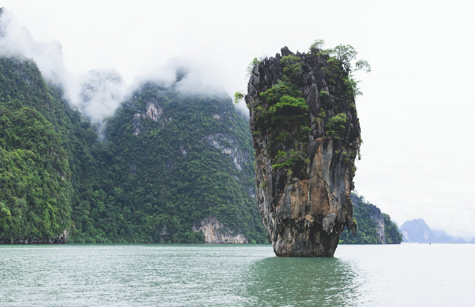 Karst islands of Phang Nga Bay on a Phuket day trip