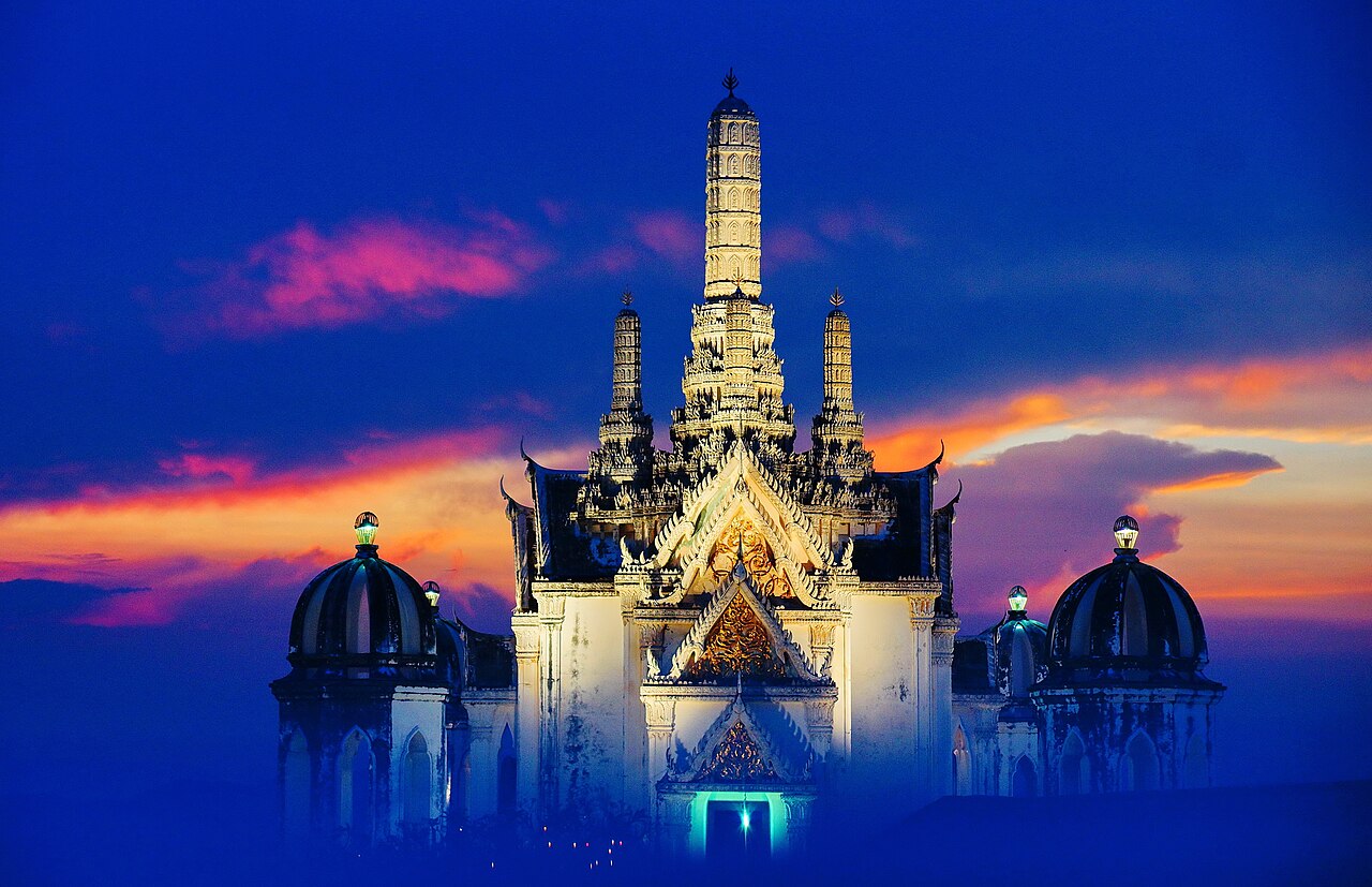 The hilltop palace and observatory of Phra Nakhon Khiri above Phetchaburi
