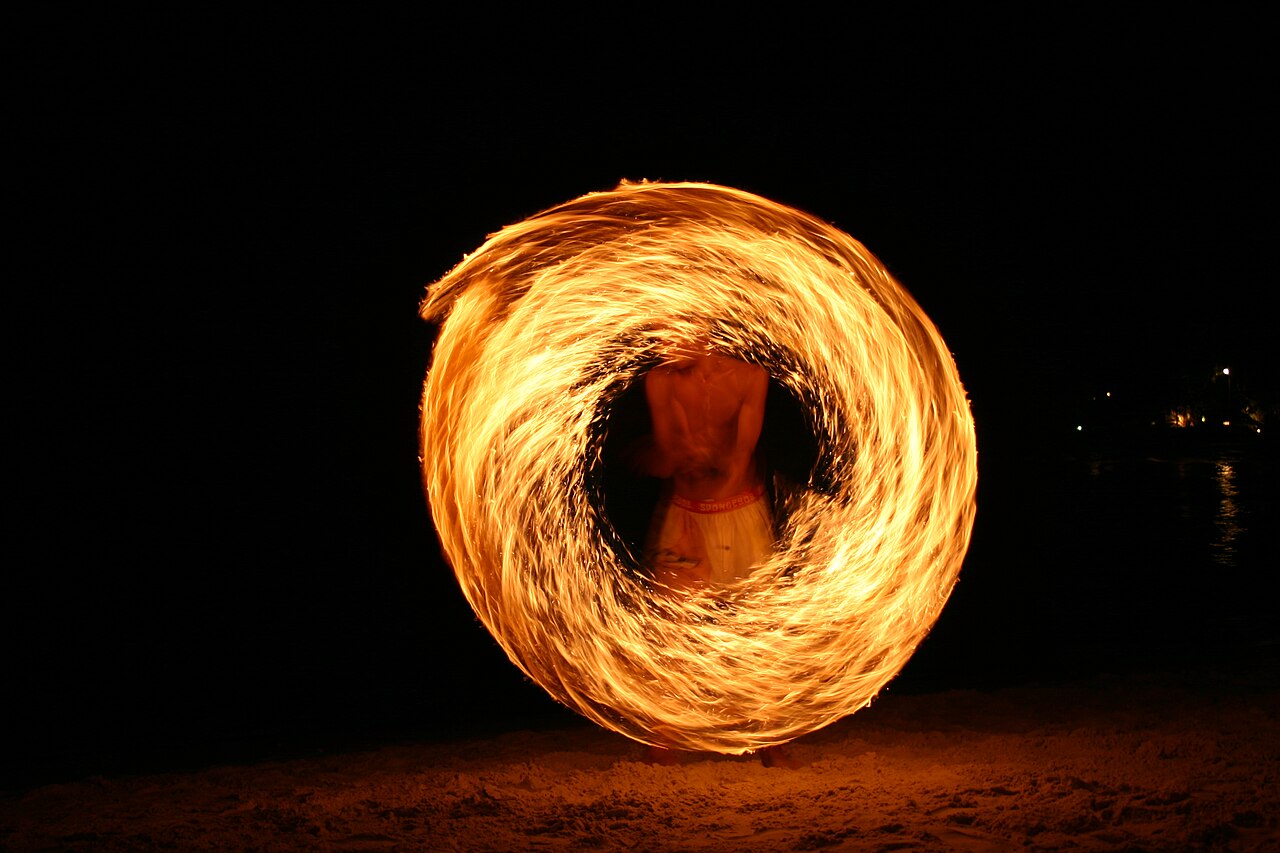 Ao Prao sunset / fire show