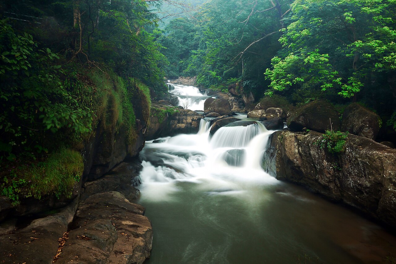 A jungle waterfall in the hills above Nakhon Nayok
